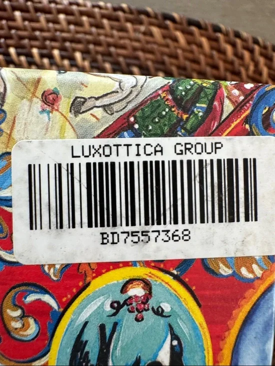 Authentic Dolce & Gabbana Brown Cat-Eye Sunglasses with Gold Accents - Picture 9 of 10